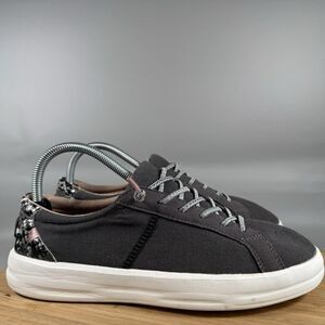 Hey Dude Women's 9 Karina Jet Black Slip On Comfort Shoes Loafers